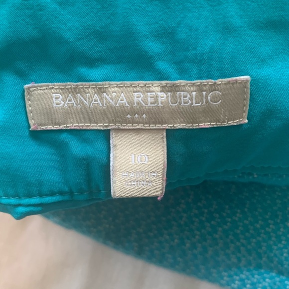 Banana Republic Turquoise Tweed Pencil Skirt 10 - Picture 3 of 7